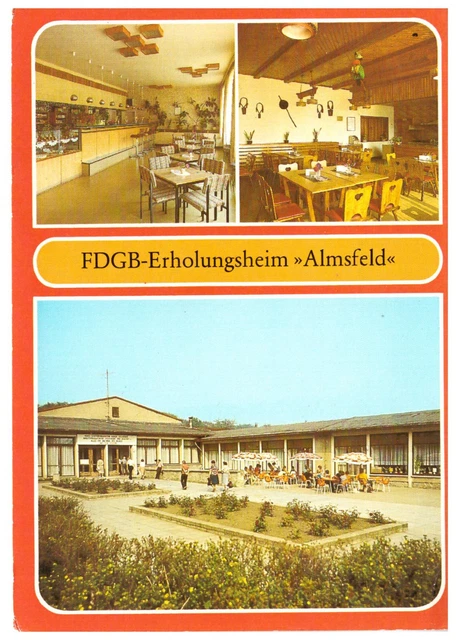 Alte Foto AK  DDR Altenbrak FDGB Heim Almsfeld    ungel.