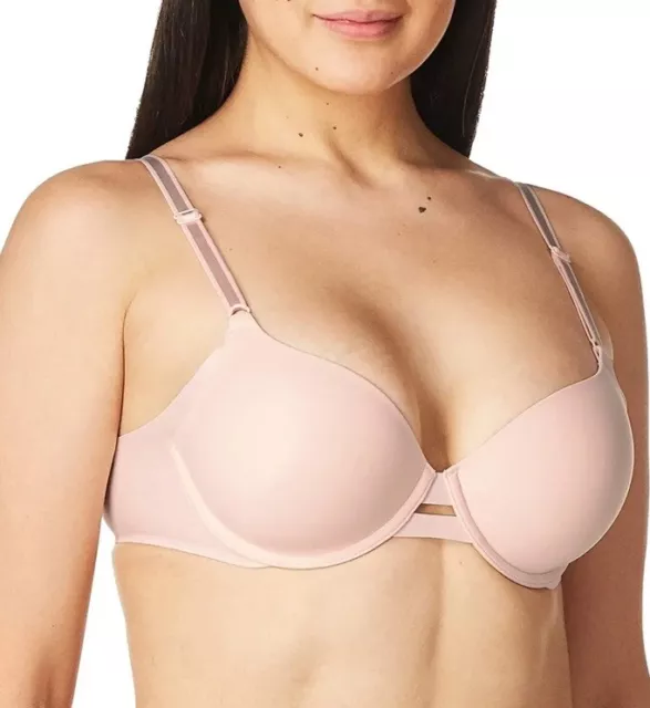 Warner's Women's No Side Effects Underarm-Smoothing Underwire Bra Pink 40C