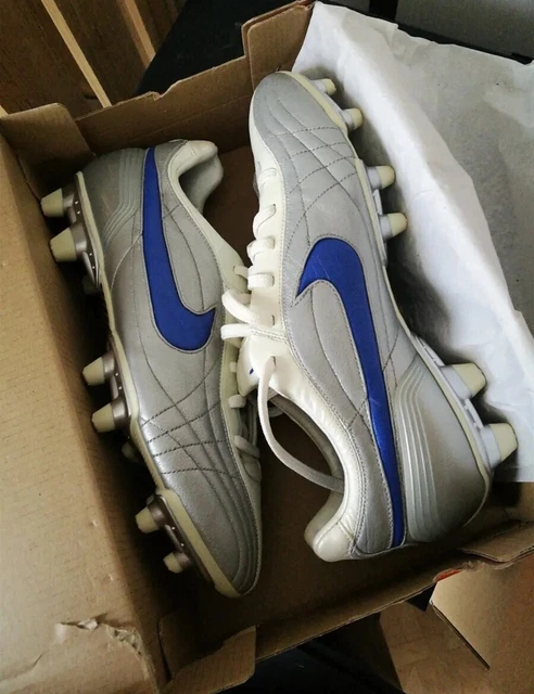 2 pairs Nike Tiempo Air Legend R10 40,5 25,5 7,5 Leder Fußballschuhe Ronaldinho