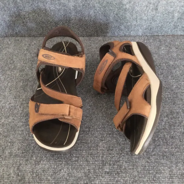 Mbt Women's Katika Brown Sandal Shoe Size 11 -11.5