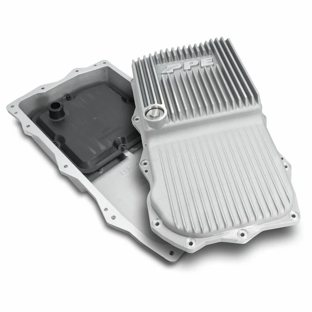 PPE RAW ALUMINUM Deep Transmission Pan For 2018+ Jeep Wrangler