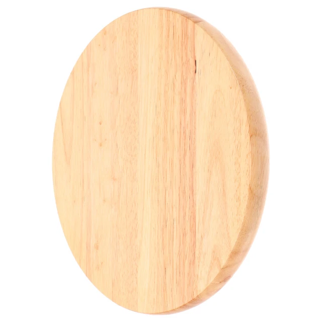 Sgabello In Legno Massello Di Faggio Per Pub E Ristoranti – Seduta Rotonda H50 Cm – Noce - 5