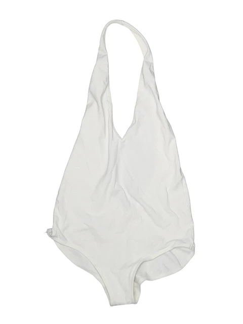 American Apparel Women White Bodysuit M