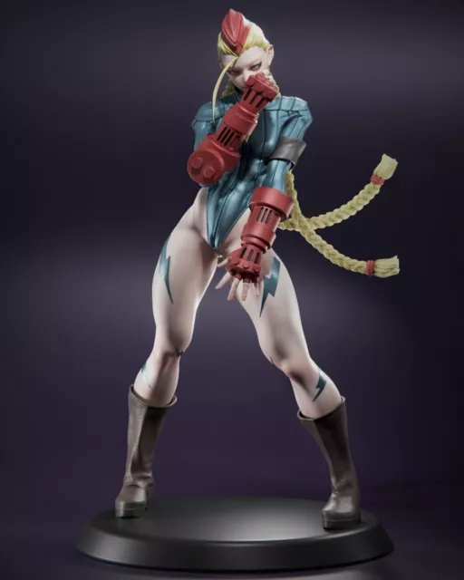 Cammy: Street Fighter Swim suit fan art model kit. 90mm- 1/6