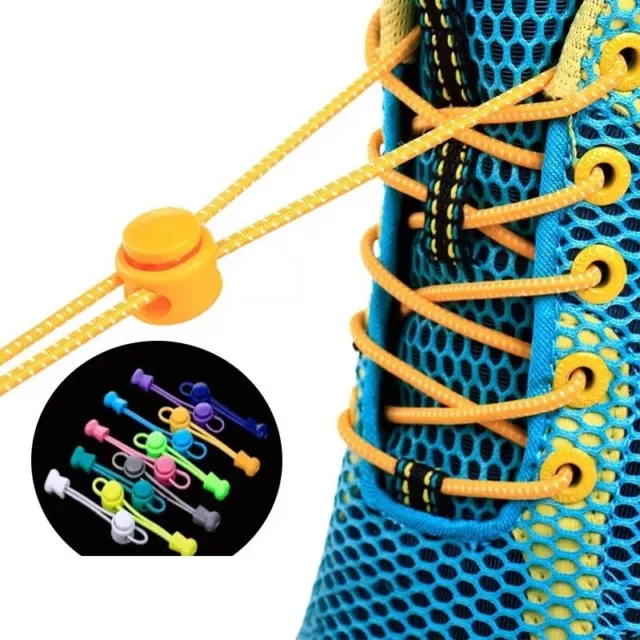 1Set Lazy Laces Sneaker ShoeLaces Elastic Shoe Laces Shoe accessories lacets