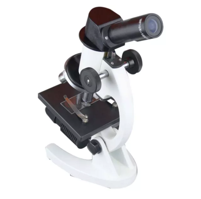 600x Student Microscope with Cordless LED Lamp. Batteries Included! Carrying Box