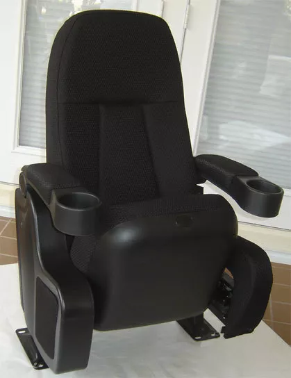 4 New REAL Movie CINEMA Rocker SEATS Home theater seating rocking black in stock