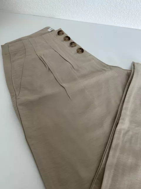 Gorgeous Ann Taylor’s Loft High Rise Wide Leg Capri Pants Size 0 NWT