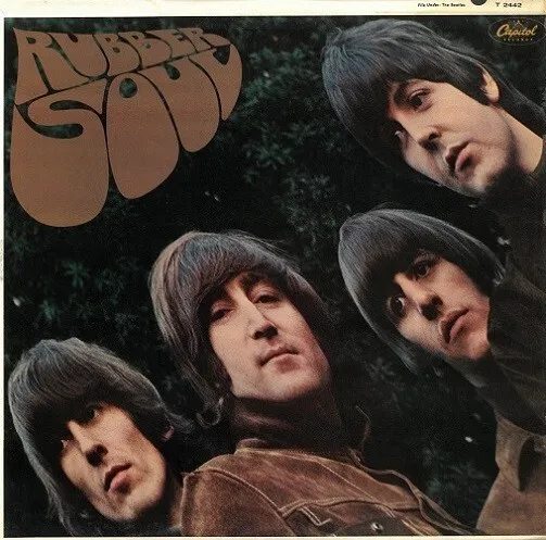 THE BEATLES Rubber Soul Vinyl Record Album LP US Captiol 1965 Mono 1st Pop Music