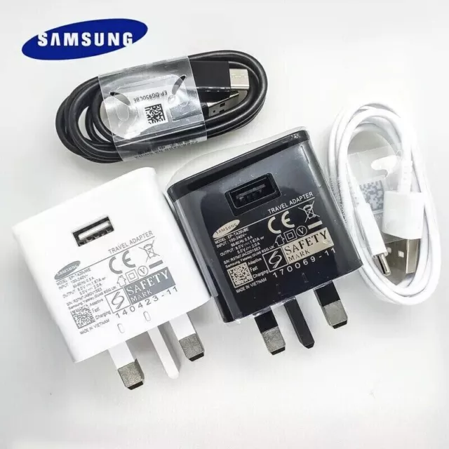 For Samsung Galaxy Phones Genuine Super 25W Fast Charger Adapter Plug & Cable UK 2
