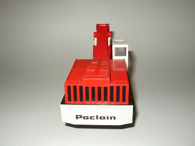 Miniature Bourbon Poclain LC80 - Pelle Sur Chenilles Rouge - 1/43 - 1968 - Occasion