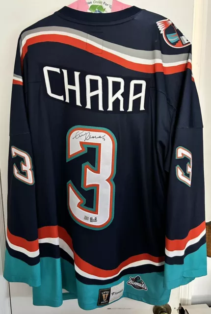 New York Islanders Zdeno Chara Signed Authentic Adidas Away Jersey Size 54