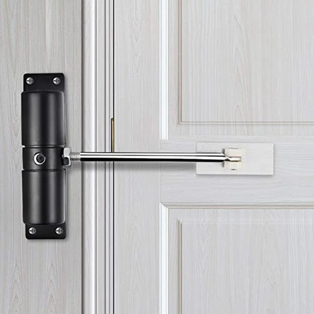 Chiudiporta Casa Cintura Nera Ruota Regolabile Automatica Chiusura Porta Li G5S1