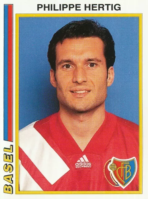 038 Philippe Hertig # Suisse Fc.basel Sticker Panini Football 95