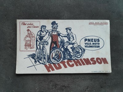 iMP 282D Ancien Buvard Hutchison Imp Diéval Paris 