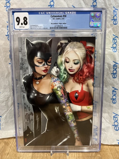 Catwoman #50 (Nathan Szerdy Exclusive Virgin Variant) Comic Book ~ Cgc 9.8 Nm/M