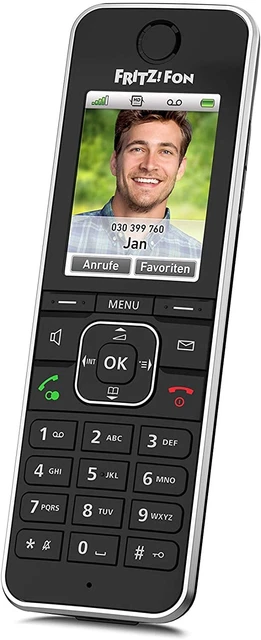 Marchand: AVM Fritz!Fon C6 Noir Dect-Komforttelefon - État : Bien 2