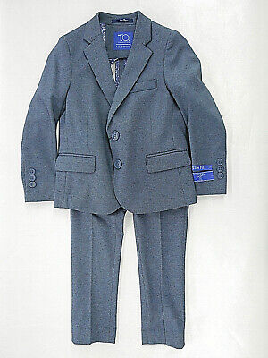 Toddler/Boys T.O. Collection Blue Stretch 2PC. Suit Slim Sizes 2 Slim - 20 Slim