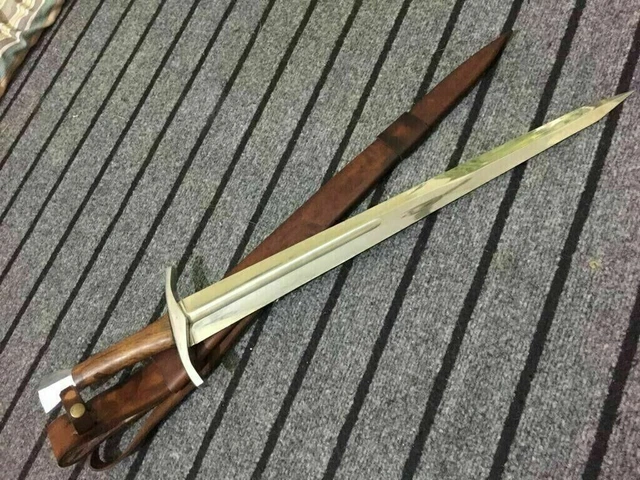 Épée Guerrier Médiéval Authentique Battle Ready Viking Longue Épée