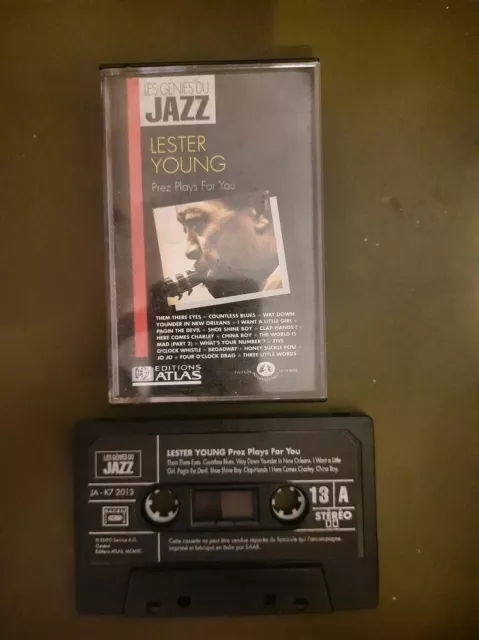 K7 Audio : Le Geni Del Jazz - Lester Young Prez Play per You Molto Bon