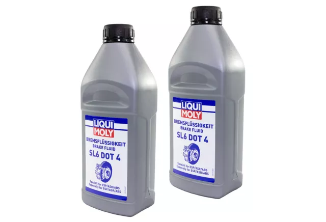 Bremsflüssigkeit LIQUI MOLY SL.6 DOT4 2 X 1 Liter Brems Flüssigkeit Brake Bremse