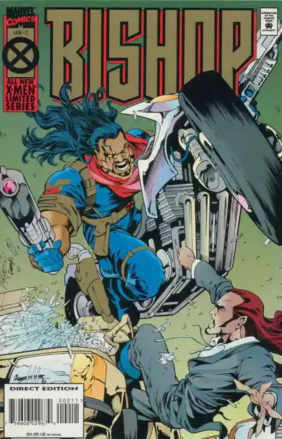 Bishop #2 Gold Foil Marvel Comics January Jan 1995 (VFNM)