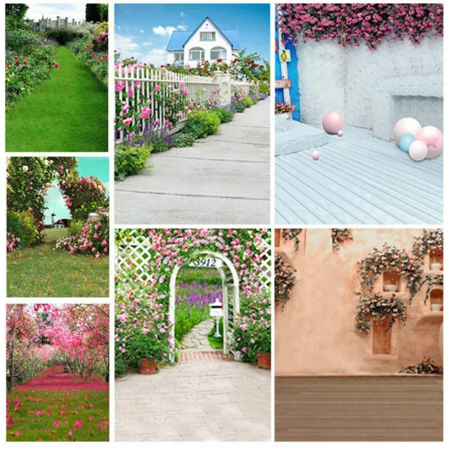 Flower Garden Photography Backdrop Photo Studio Background Props Wedding Holiday