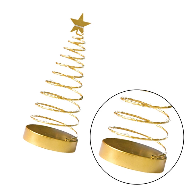 PRE LIT COIL Christmas Tree Lighted Outdoor Spiral Trees Prelit Mini £