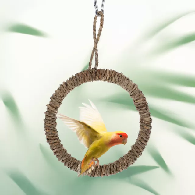 Stroh Papagei Sommerhängematte Vogelspielzeug Für Vogelkäfige
