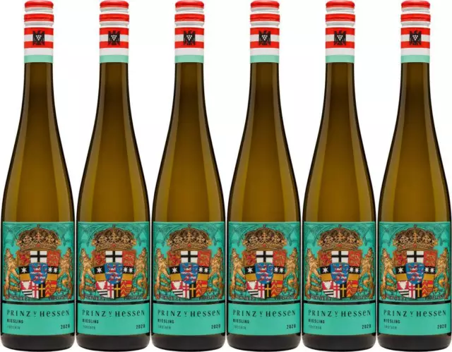 6x Riesling trocken VdP.Gutswein, 2022 - Weingut Prinz von Hessen, Rheingau! We…