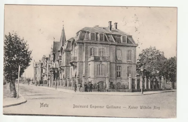METZ - Moselle - CPA 57 - Rues - le boulevard Empereur Guillaume
