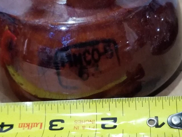 Vintage Brown Ceramic Porcelain Saddle Pinco-5 63 Insulator 3
