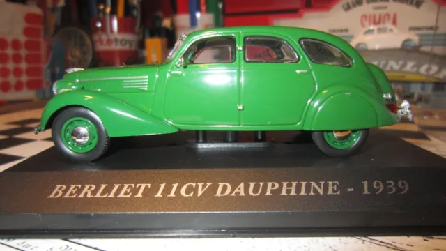 Dauphine Berliet 11 Cv De 1939 Avec Sa Boite Cristal Neuve Au 1/43