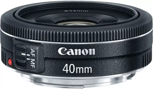 Canon EF 40mm f/2.8 STM Black Photography Lense Camera Lens