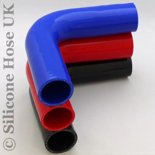 Silicone Hose 90 Degree Elbow 150mm 6" each leg Turbo Heater Coolant Water Pipe