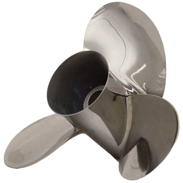 Mercury Thunderbolt Boat Propeller QS5002X | RH 15.8 x 15P Stainless