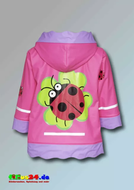 Playshoes Manteau de Pluie Coccinnelles Coccinelle Veste Imperméable en Rose 3