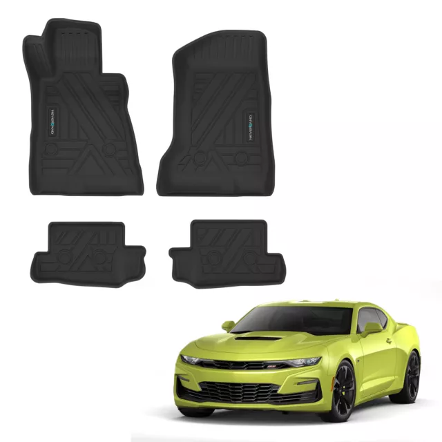 NEVERLAND Car Floor Mats Liners Custom Fit for Chevrolet Camaro 2017-2020