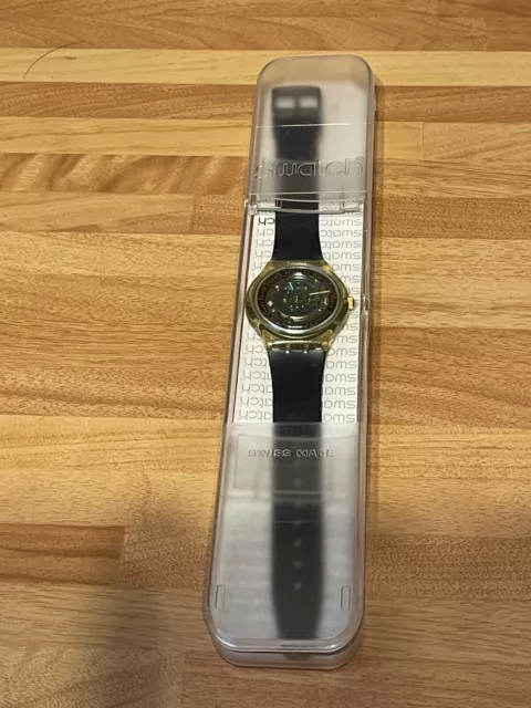 Swatch Watch Sak102 Time To Move Automatic 1992 Special Earth Summit