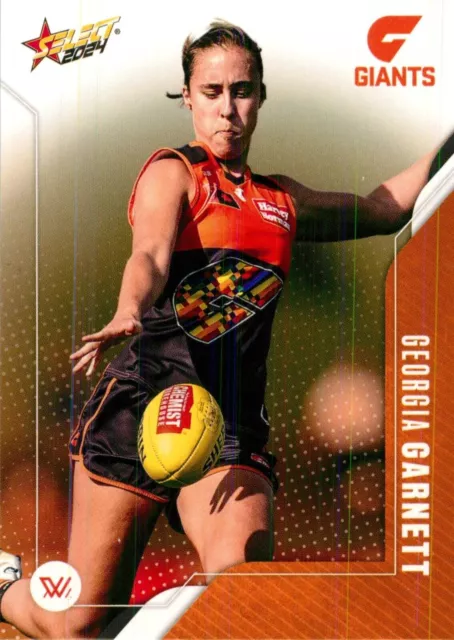 Carte GWS Giants AFLW Select Footy Stars 2024 – Georgia Garnett