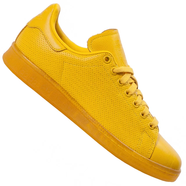 Adidas Original Stan Smith Adicolor Chaussures Baskets en Cuir S80247 Jaune