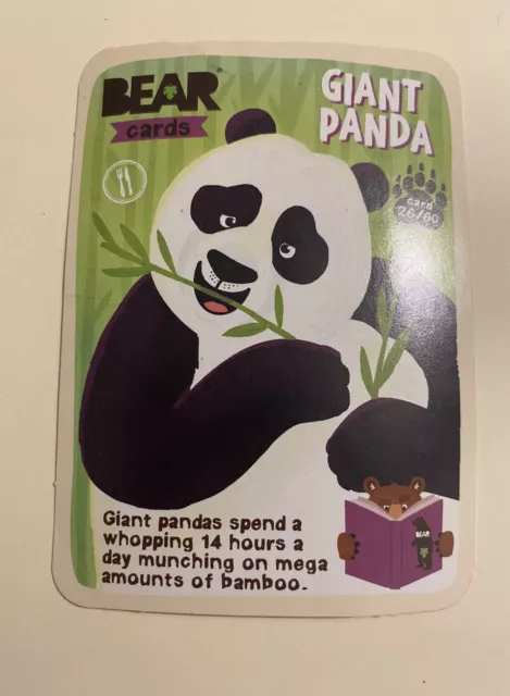 Bär Yo-Yo Karten Riesenpanda 26/60 Tierkarten