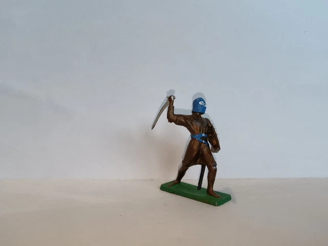 Figurine Starlux Moyen-Âge – Grimpeur Avec Hache (vert) – Série 63 – Réf 6041 – Neuf En Boîte
