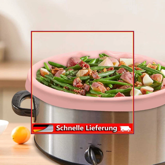 2 piezas cocina Slow Cooker Liner Bag silicona reutilizable botín de cocina