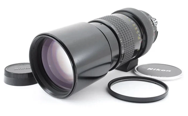 Nikon Nikkor 300mm F/4.5 Ai-S ED MF Lens From Japan no tripod socke