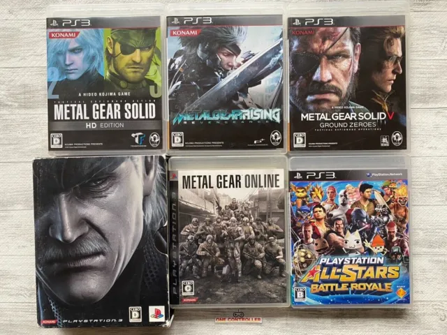 SONY PS3 Metal Gear Solid HD Edition & Rising & 4 & V & Online & Battle Royale