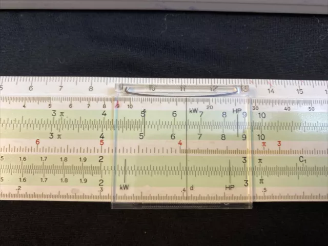 Faber Castell Slide Rule 57/87 Rietz Germany With Case