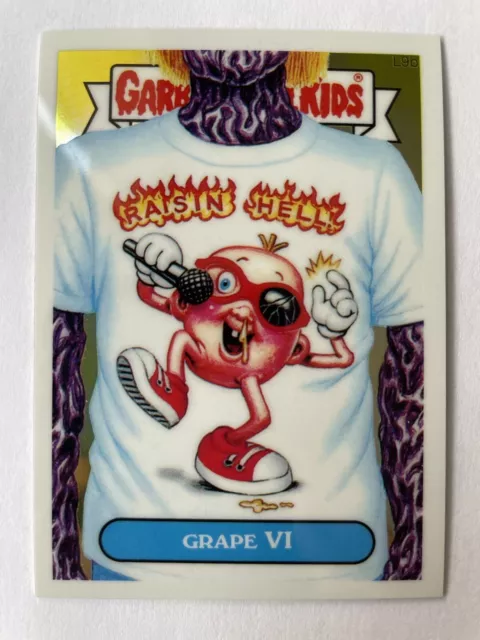 Carte Garbage Pail Kids TOPPS Les Crados GPK  2013 Chrome GRAPE VI L9b