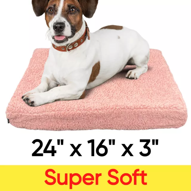 machine washable dog bed replacement cover only new (Small: 24 x 16 x 3 inches)