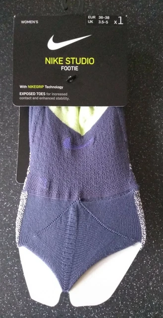 Nike Studio Footie, brandneu, Paar Damen Innenschuh/Socke UK 3,5-5